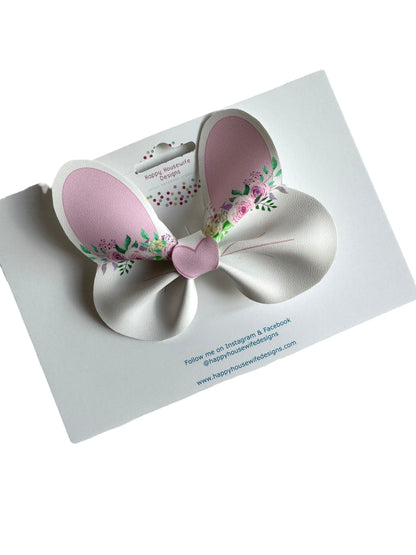 Sweet Bunny Faux Leather Bows