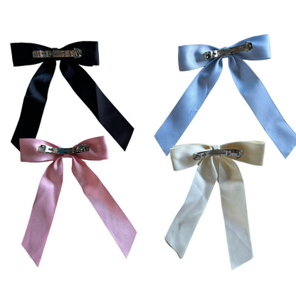 Satin Bow with Single Tail
