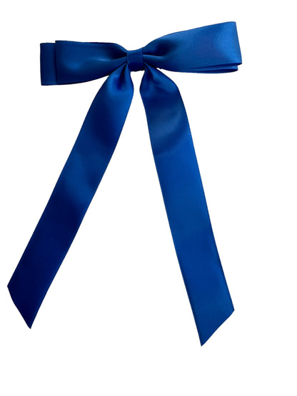 Satin Bow with Alligator Clip