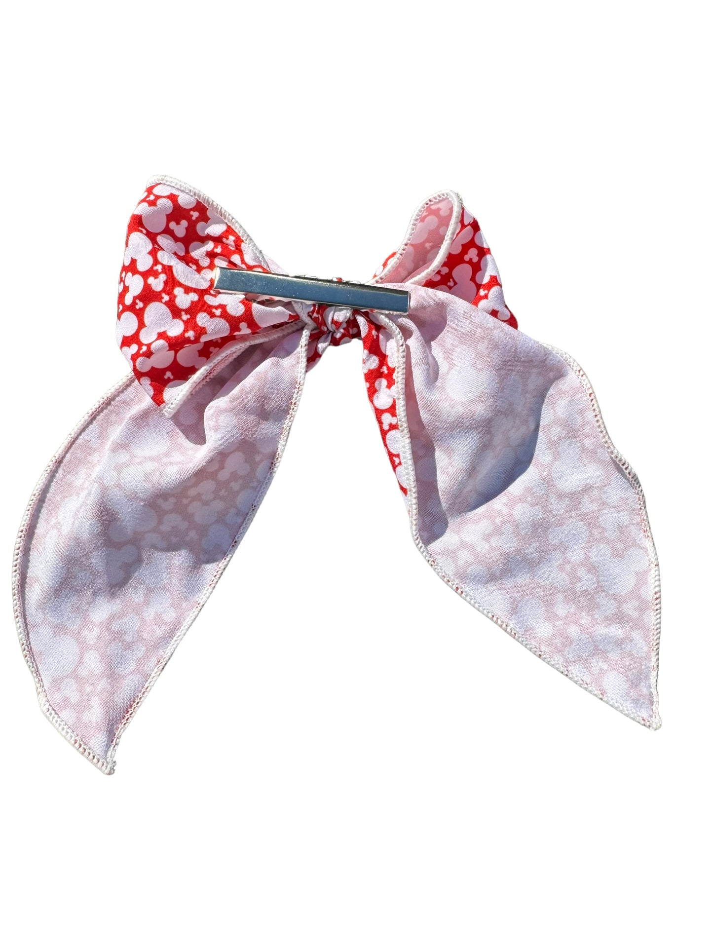 Red Mouse Hair Bow