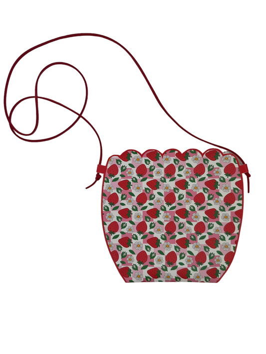 Strawberry Faux Leather Purse
