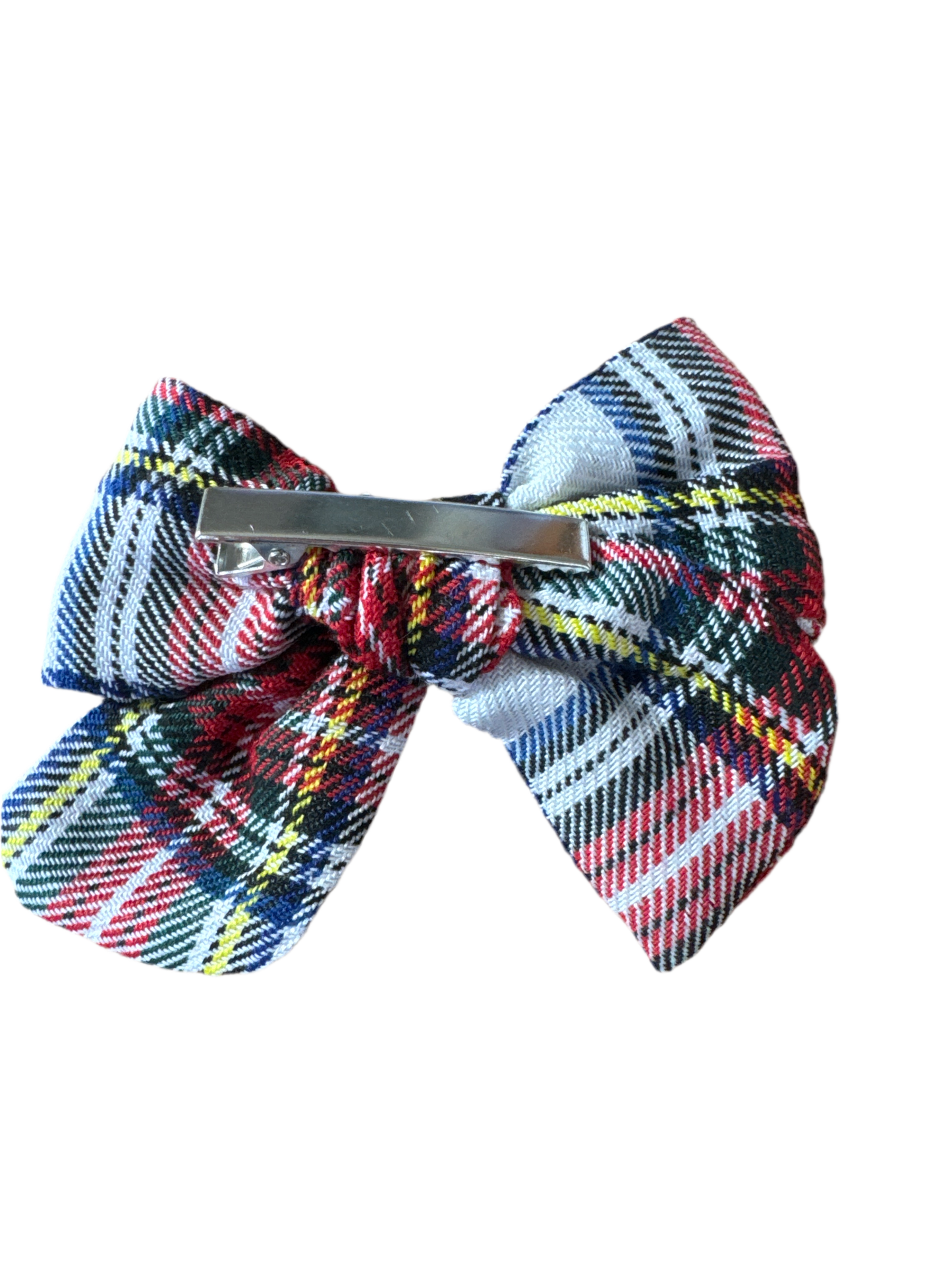 Flannel Plaid Hair Bow