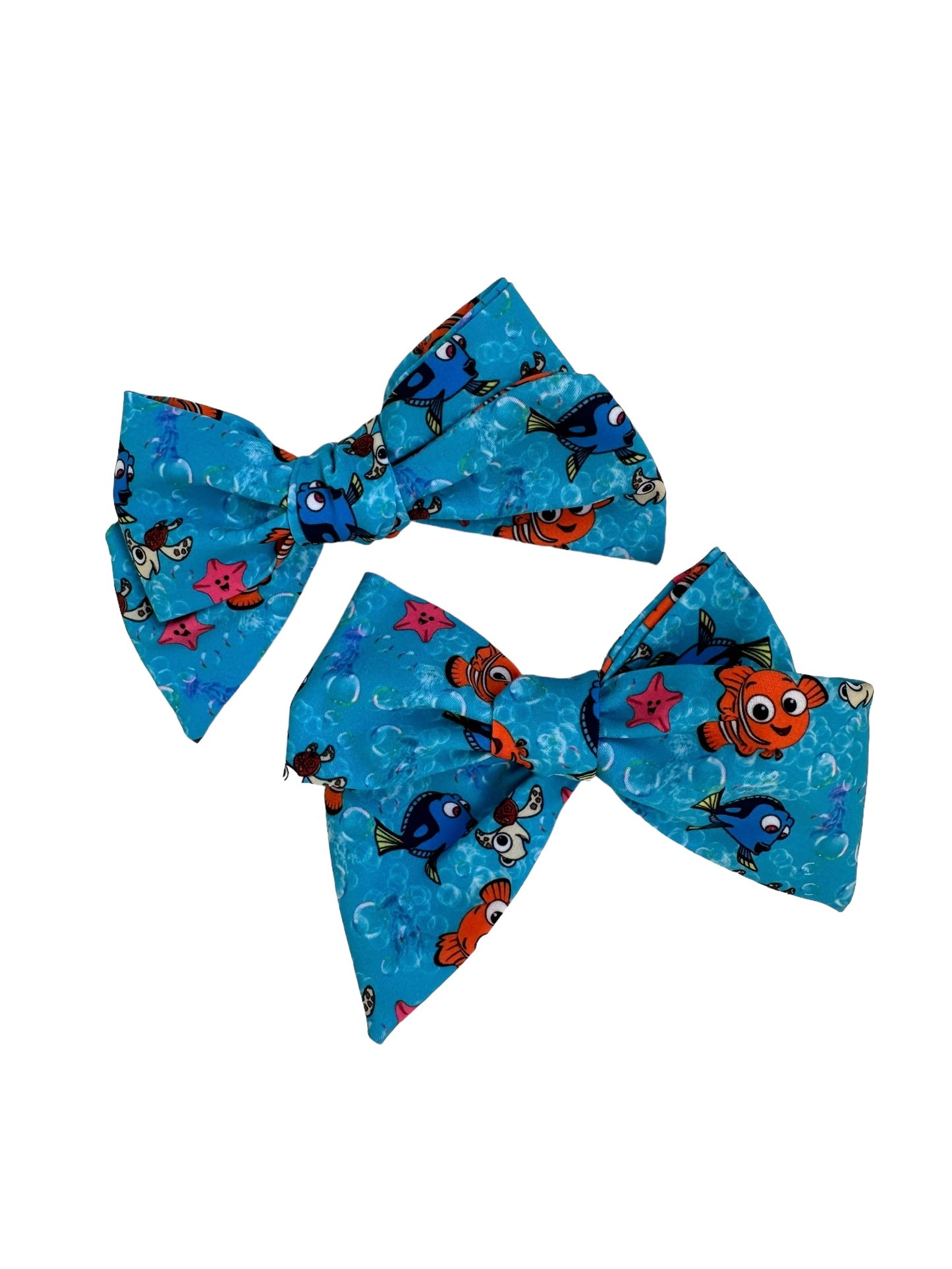 Orange Fish Hair Bow