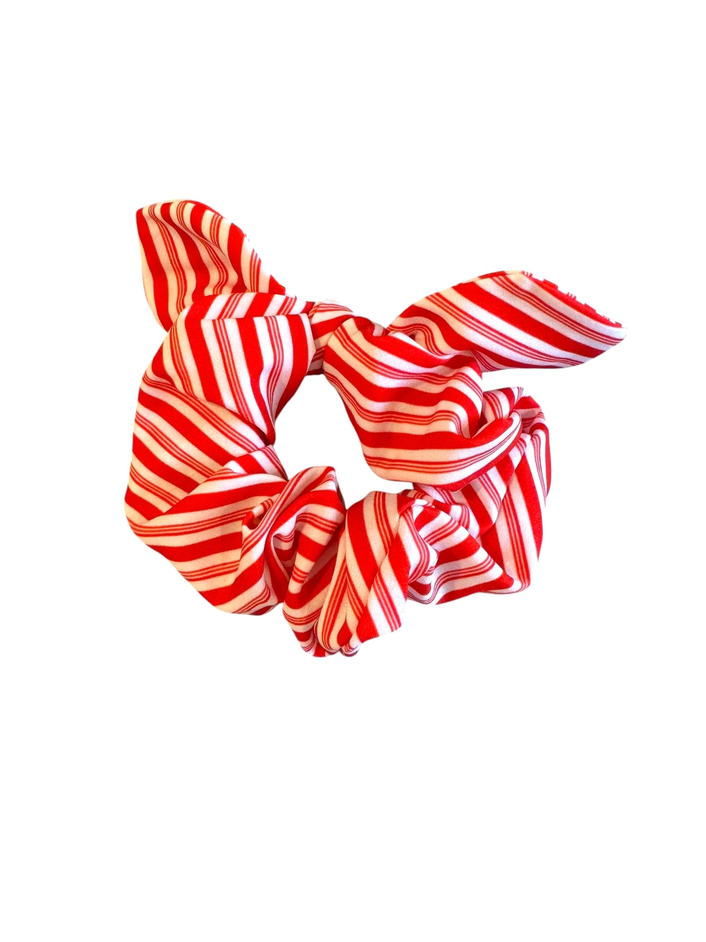 Candy Cane Bow Scrunchies