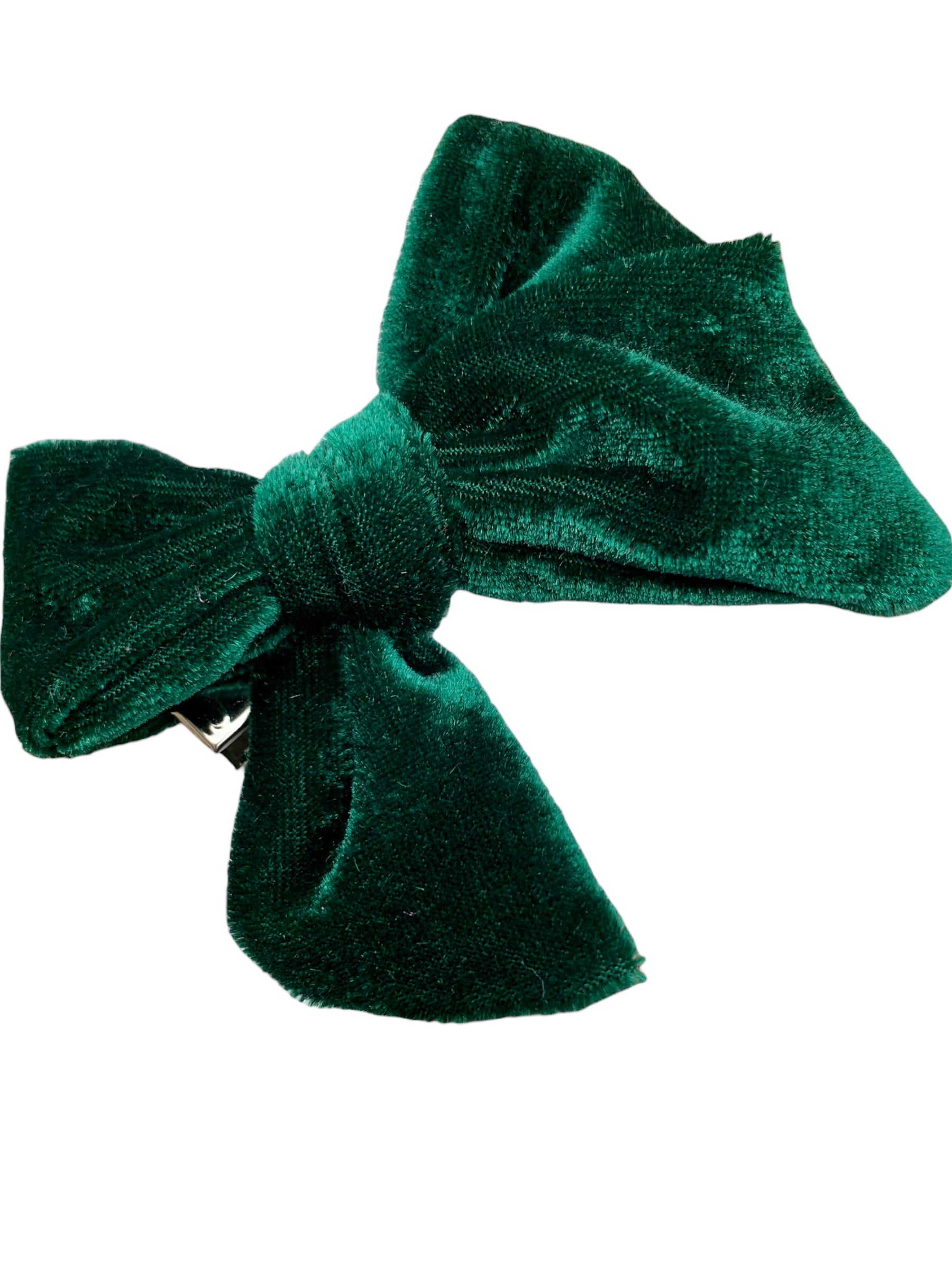 Jeweled Velvet Bow, Velvet Hair Bow, Antique Hair Bow, Hair Bow Shop Apple Green