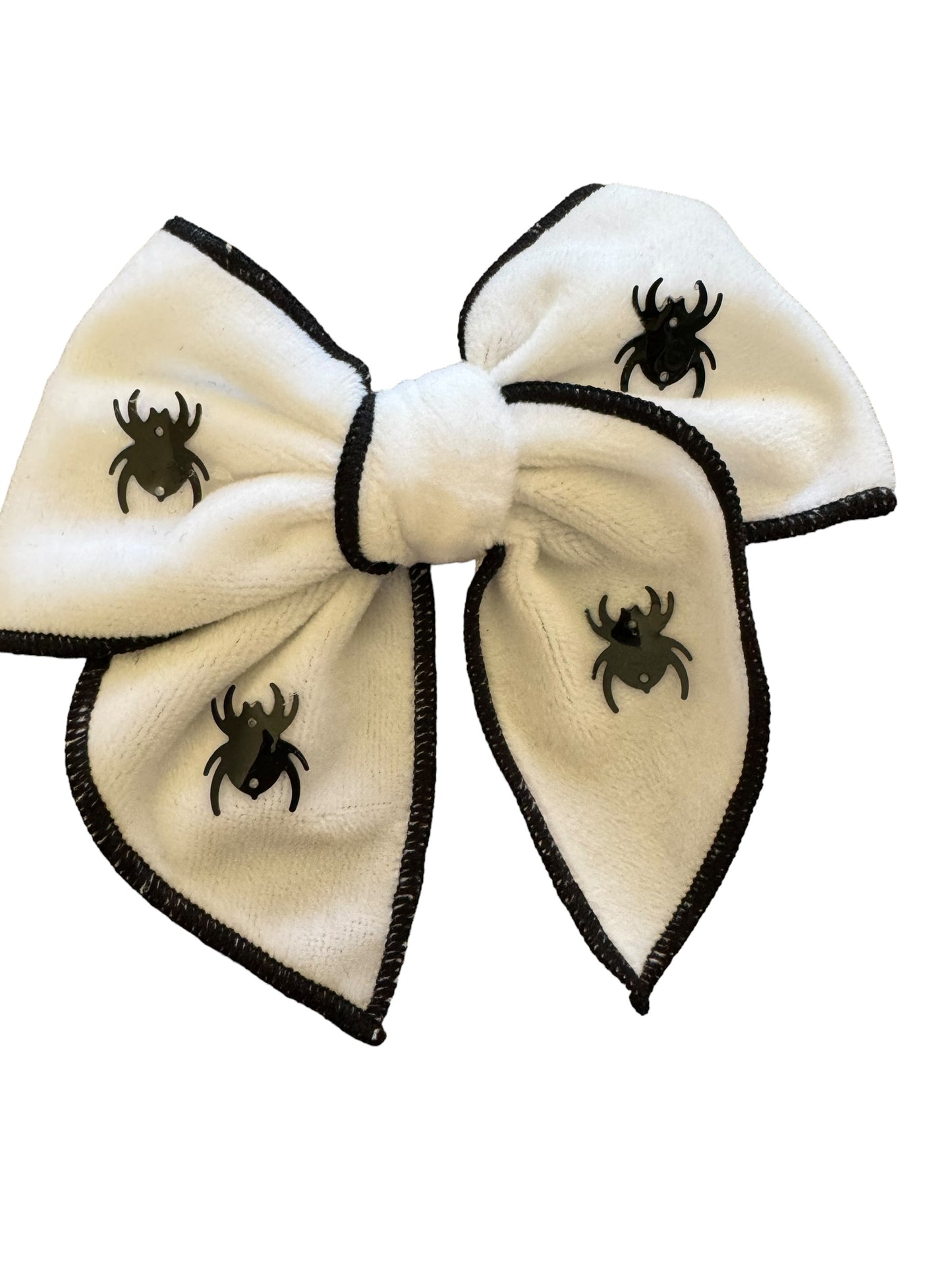 Velvet Spider Hair Bows