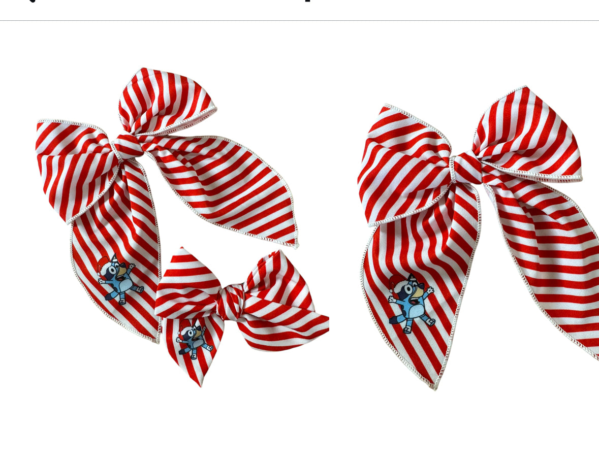 Candy Cane Blue Dog Collection