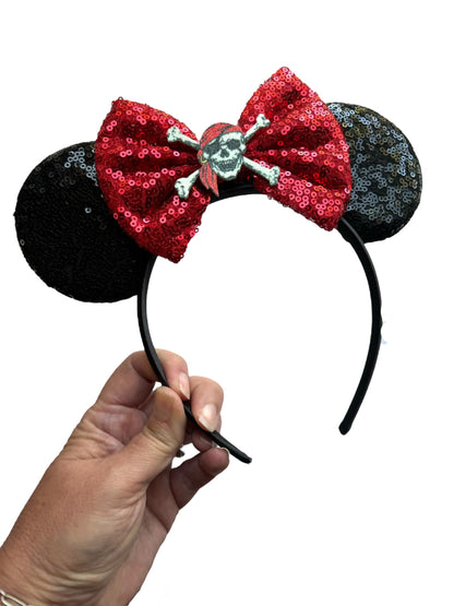 Pirate Mouse Ear Headband