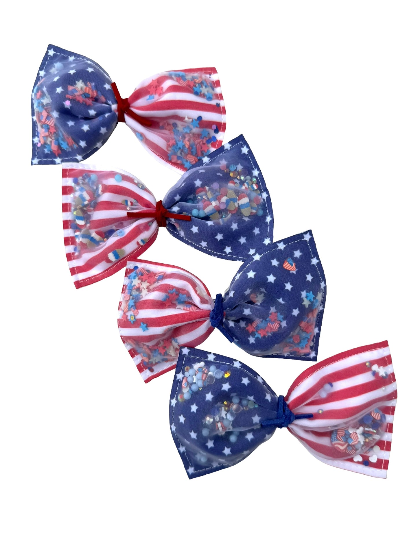 Patriotic Shaker Hair Bow