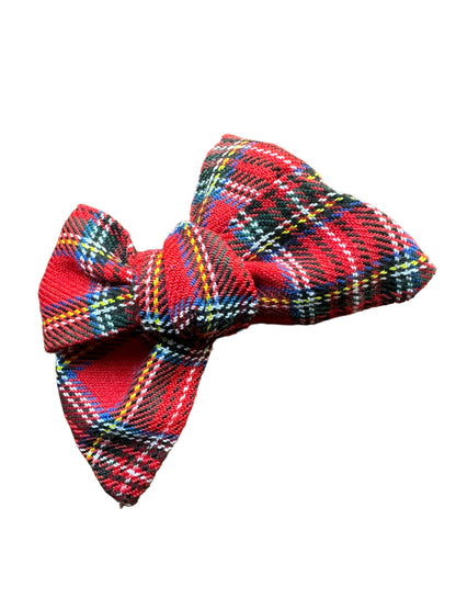 Flannel Plaid Hair Bow