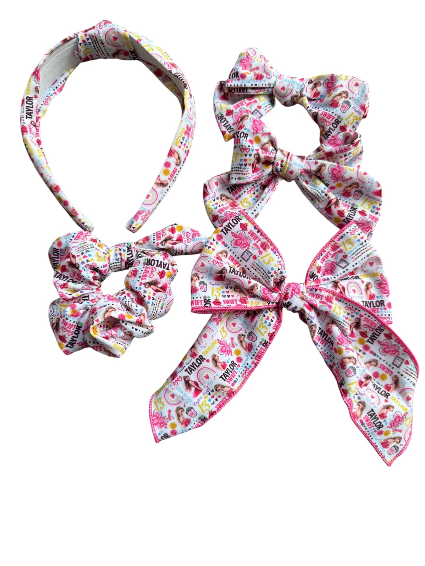 New Pink Swiftie Hair Bows