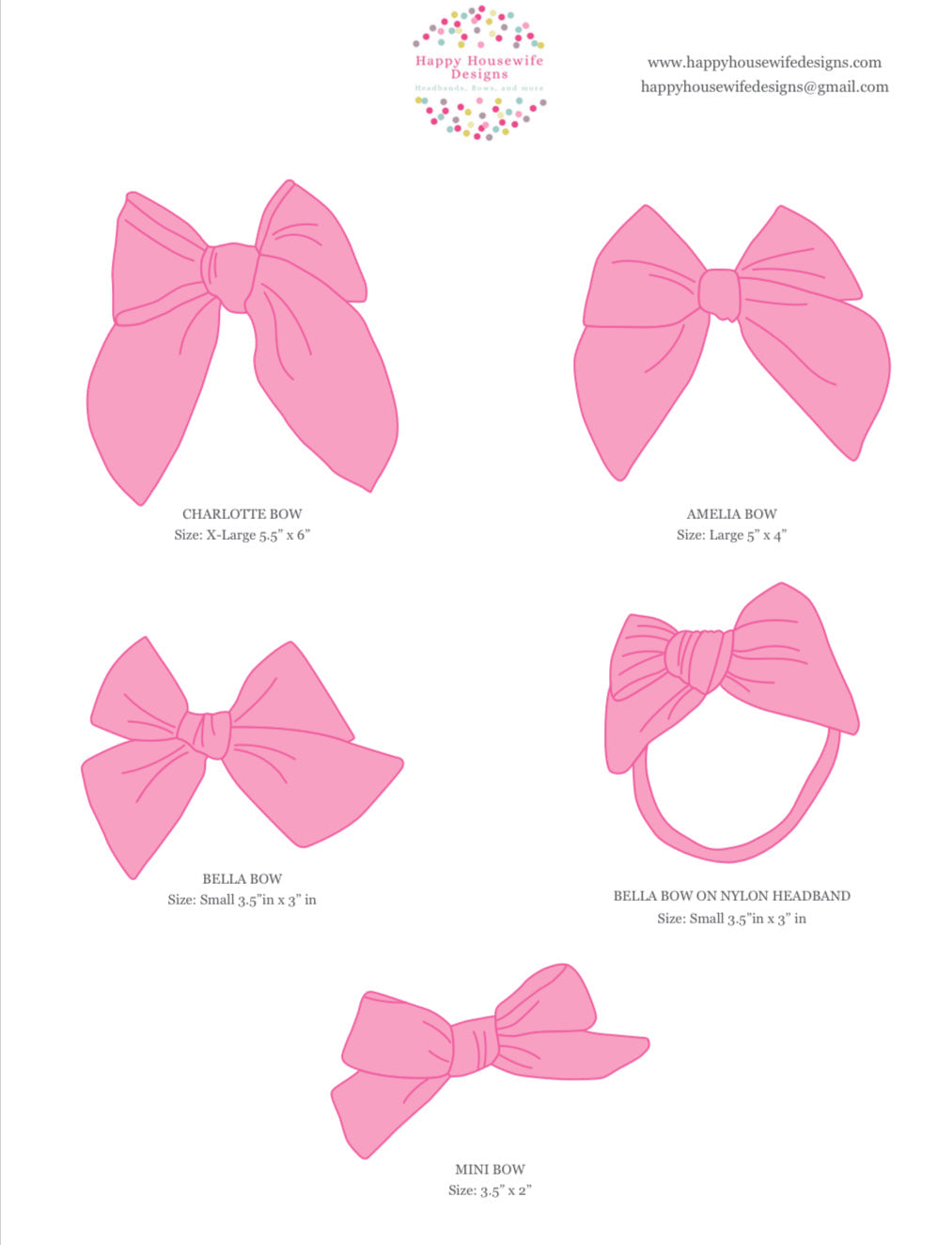 *Lucky 13 TS Hair Bows