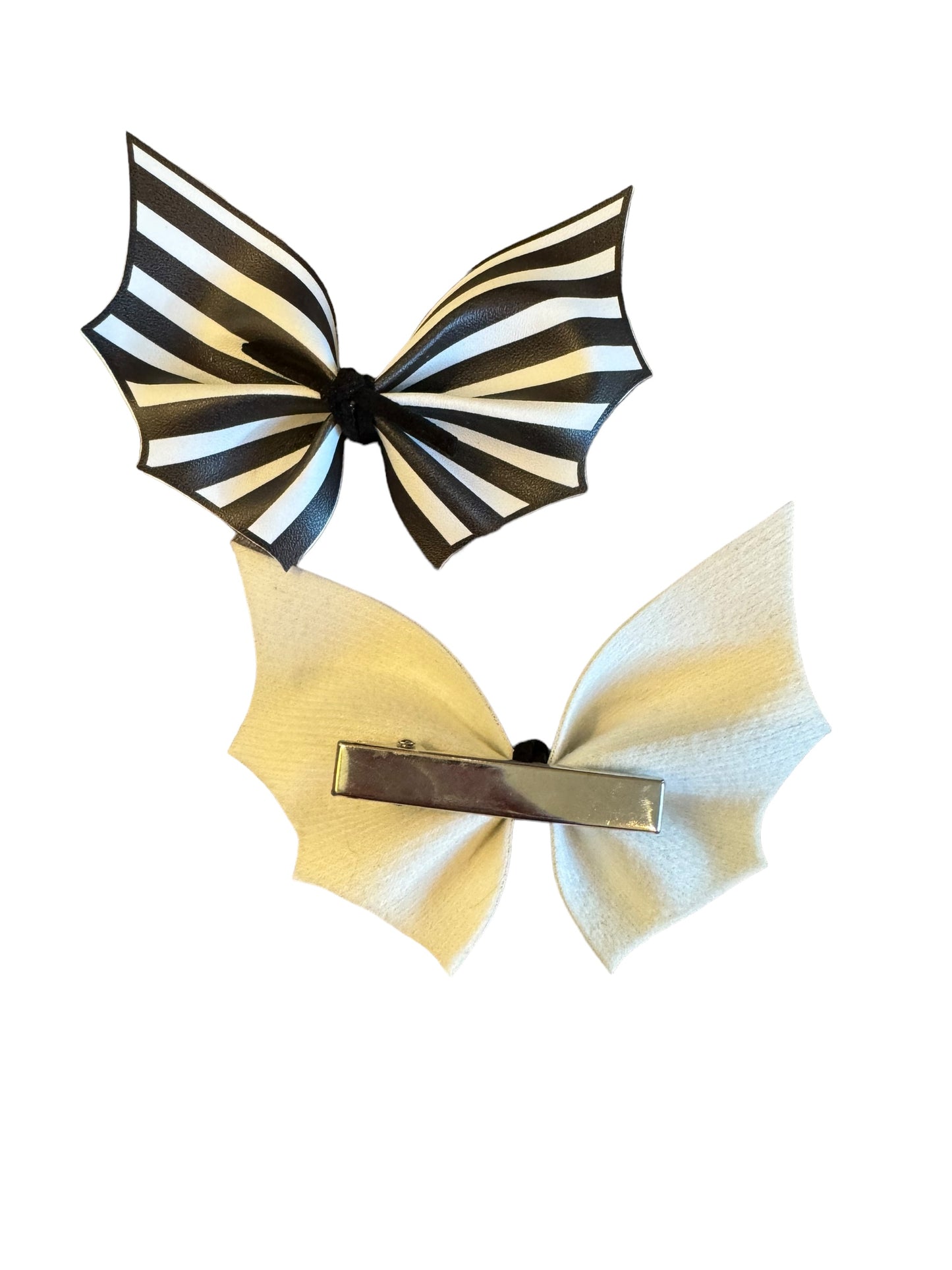 Striped Bats Hair Bows