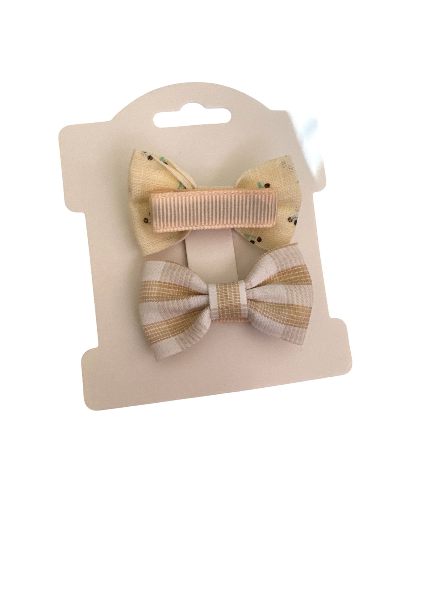 *Mini Linen Baby Clips