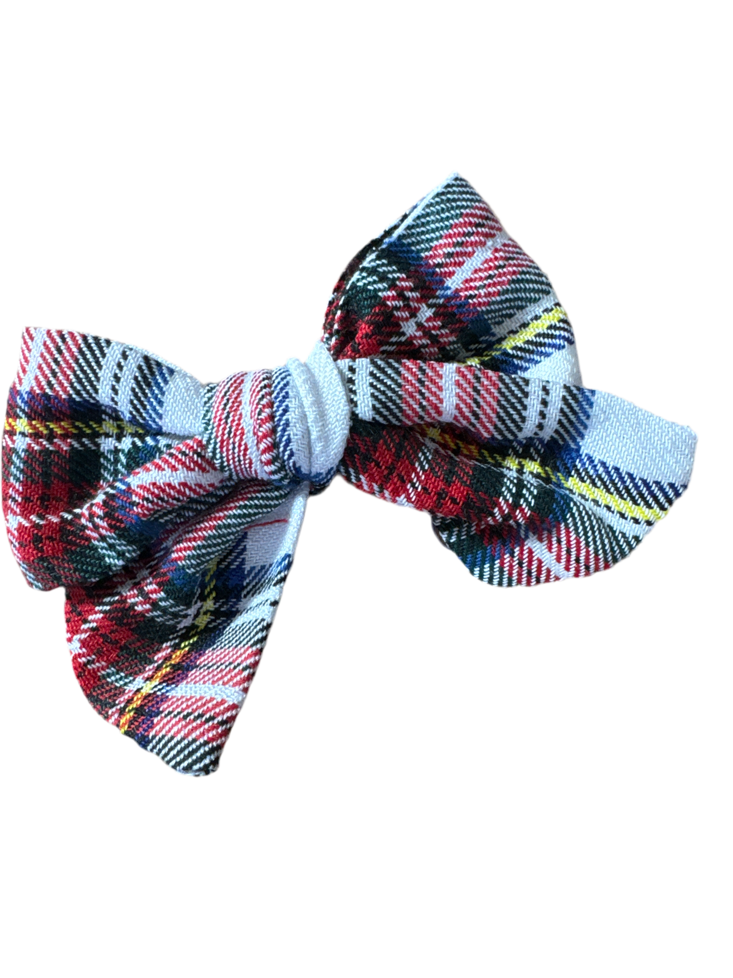 Flannel Plaid Hair Bow