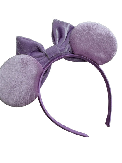 Velvet and Pearl Mouse Ear Headband