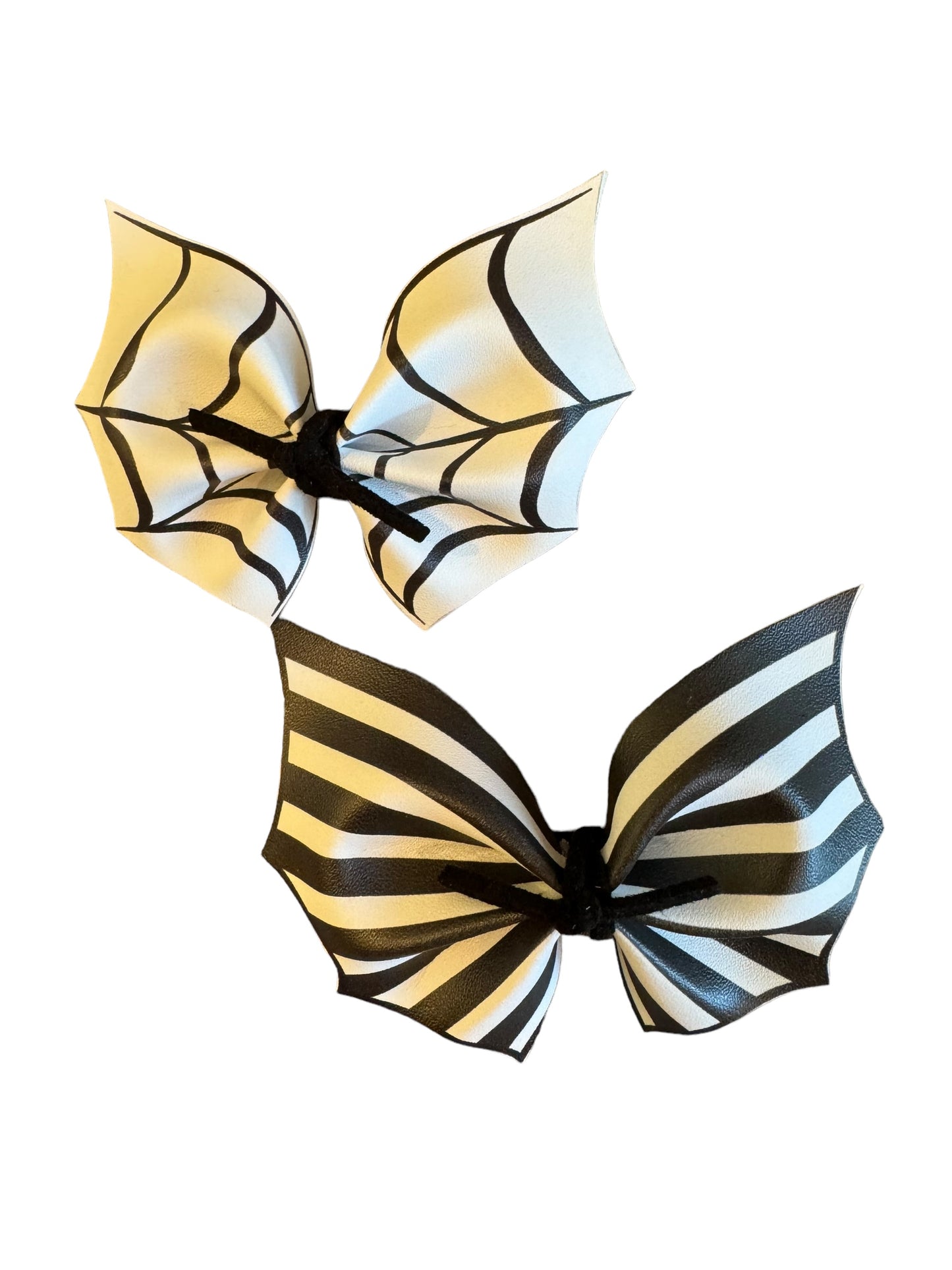 Striped Bats Hair Bows