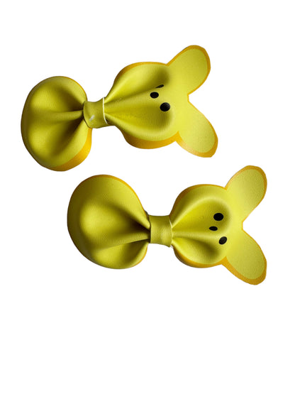 Peeps Faux Leather Bow Collection