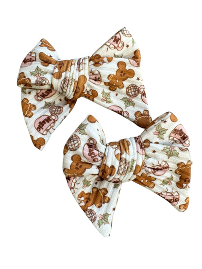 Ginger Mouse Hair Bows