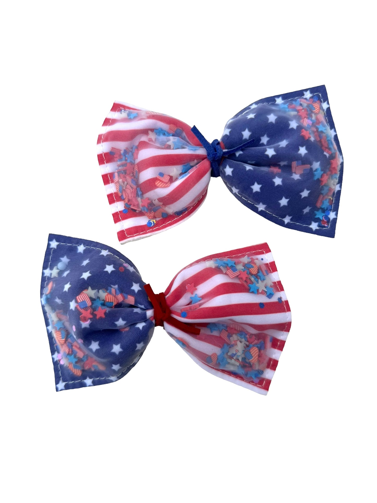 Patriotic Shaker Hair Bow