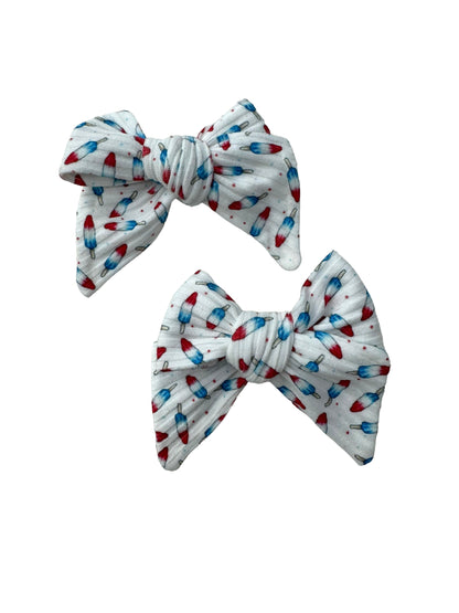 4th of July Bomb Pop Hair Bows