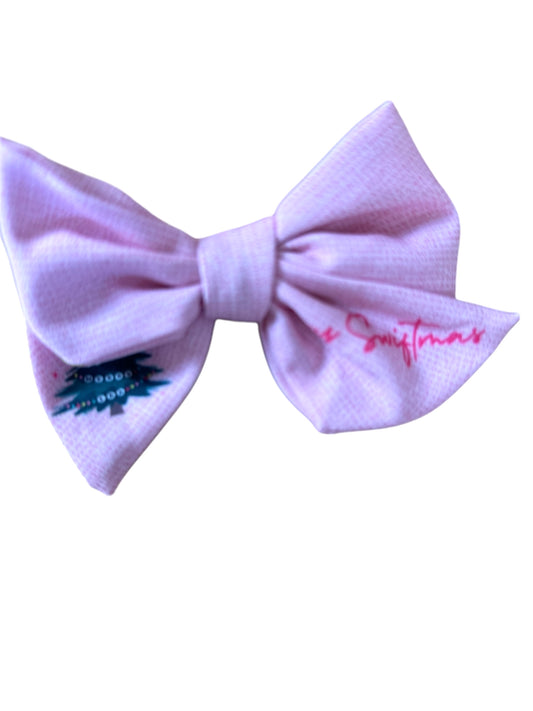 Pink Swiftmas Hair Bows