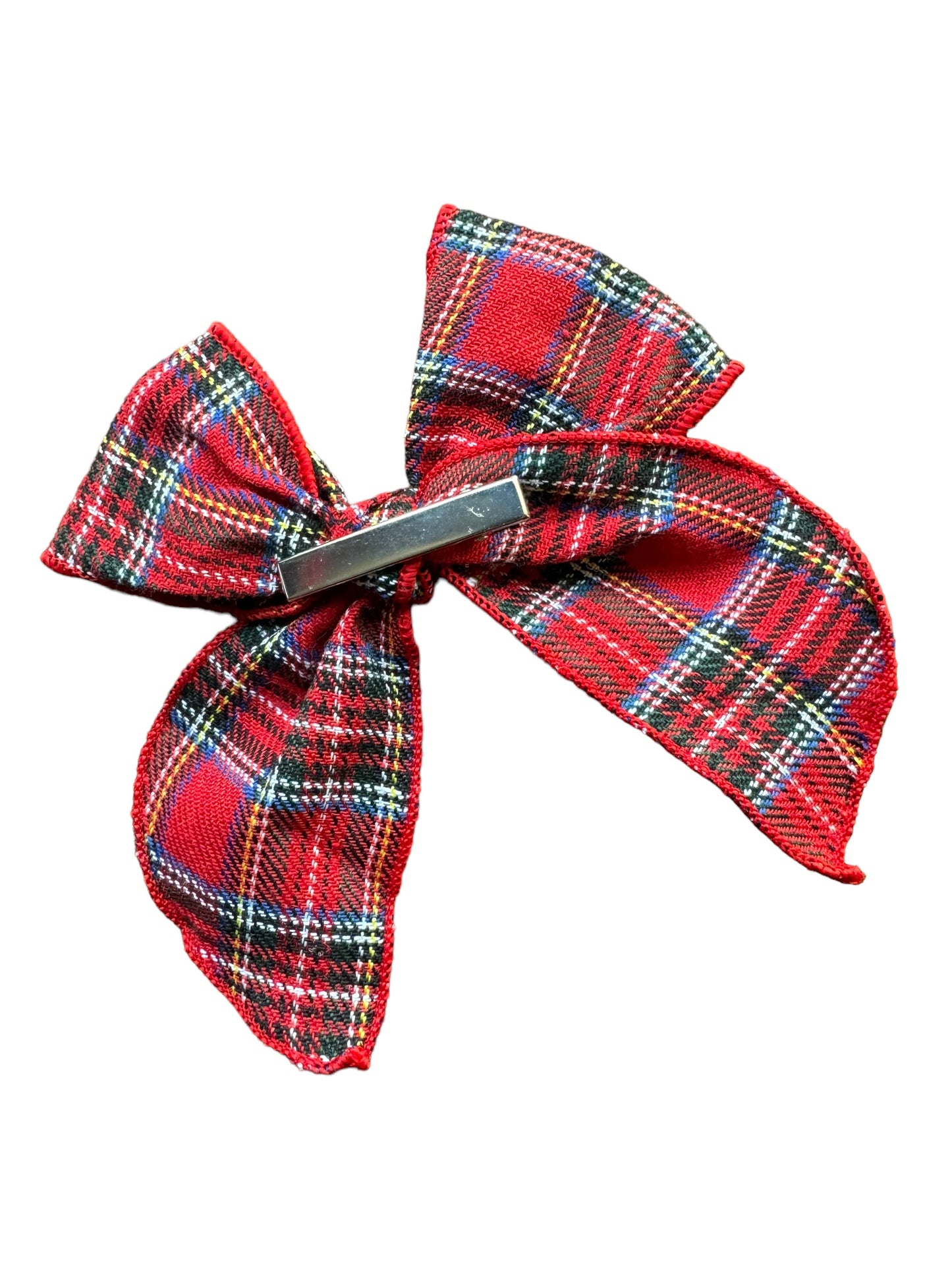 Flannel Plaid Hair Bow