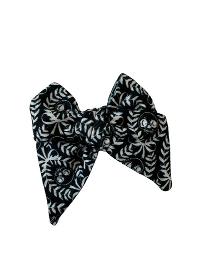 Black Skeleton Hair Bows