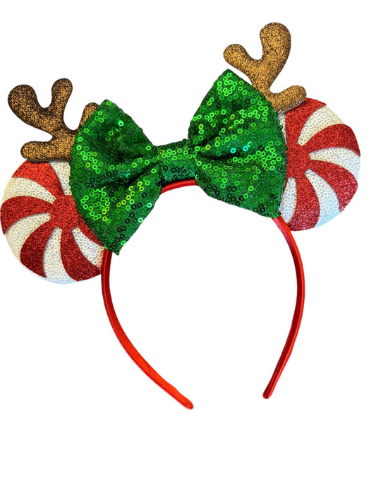 Reindeer Mouse Ear Headband