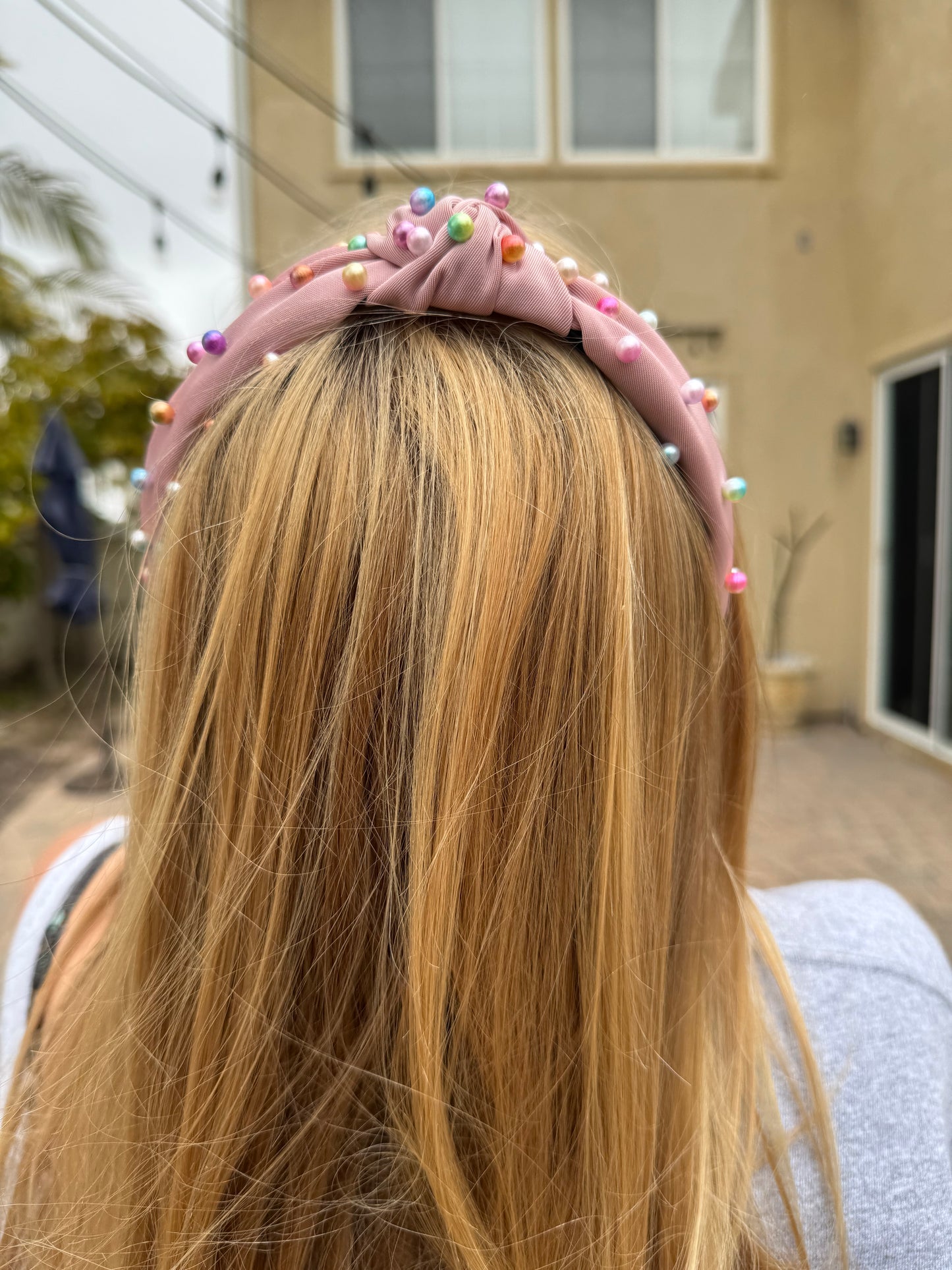 Pearl Tie Knot Headband