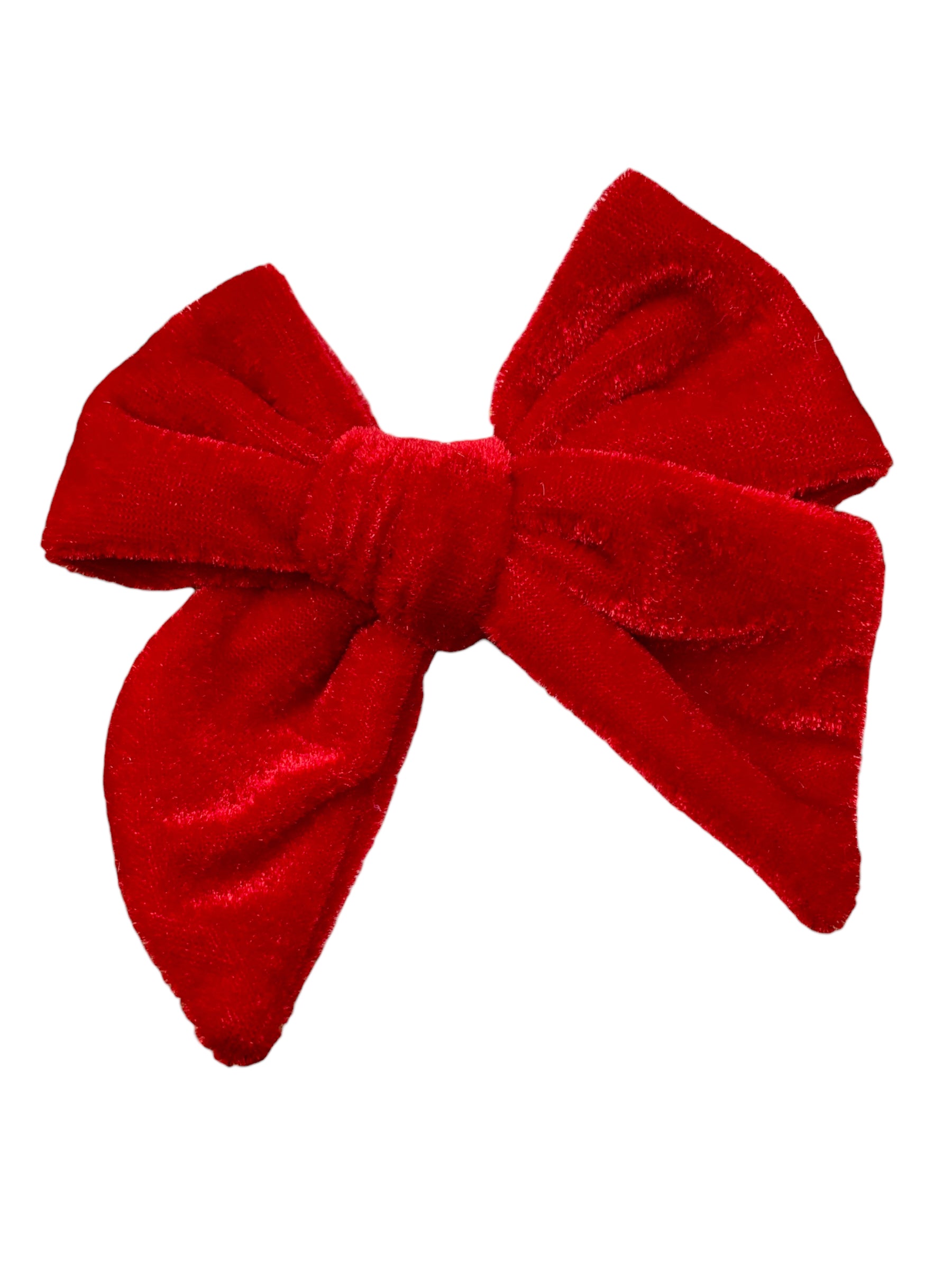 Happy Housewife Designs Red Velvet Hair Bows Alligator Clip / Bella Bow