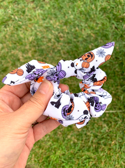 Halloween Mouse Party Scrunchie
