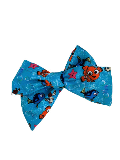 Orange Fish Hair Bow