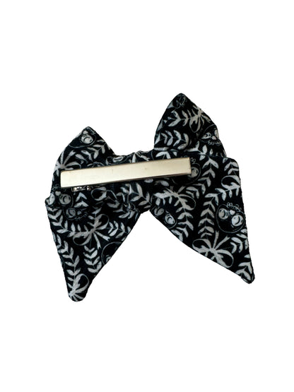 Black Skeleton Hair Bows