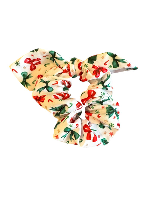 Holiday Bow Scrunchies