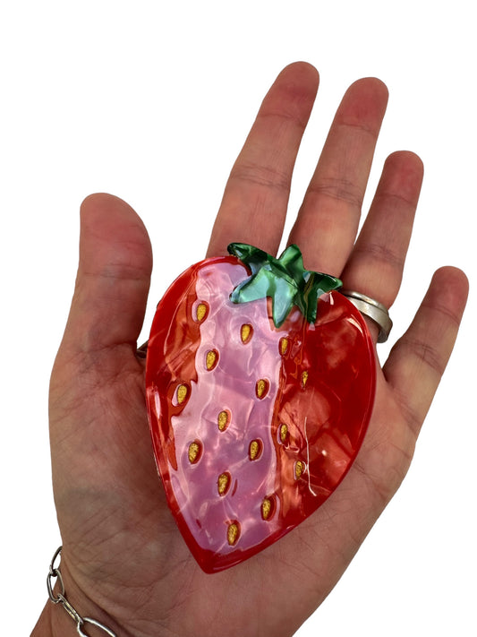Strawberry Claw Clips