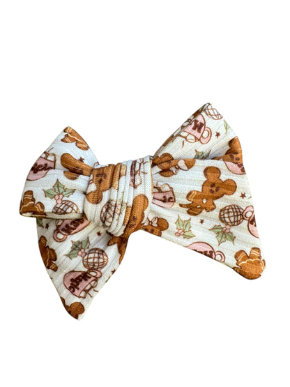 Ginger Mouse Hair Bows