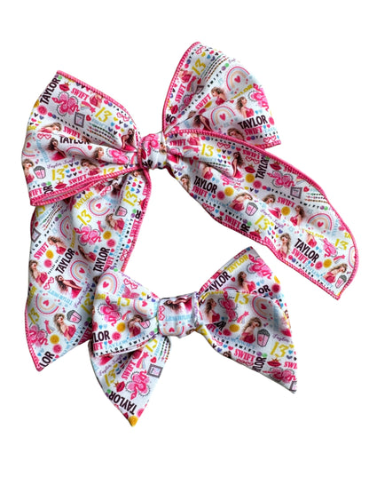 New Pink Swiftie Hair Bows