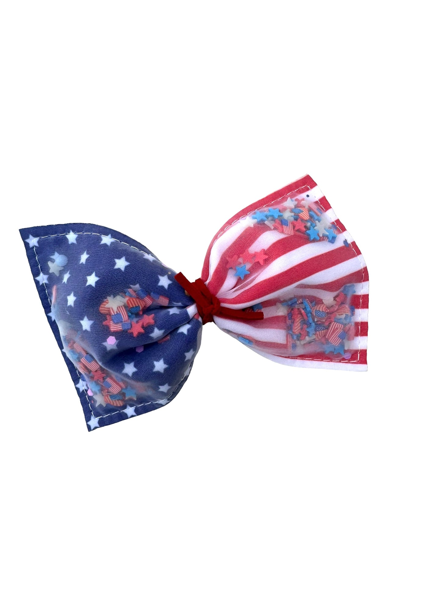 Patriotic Shaker Hair Bow