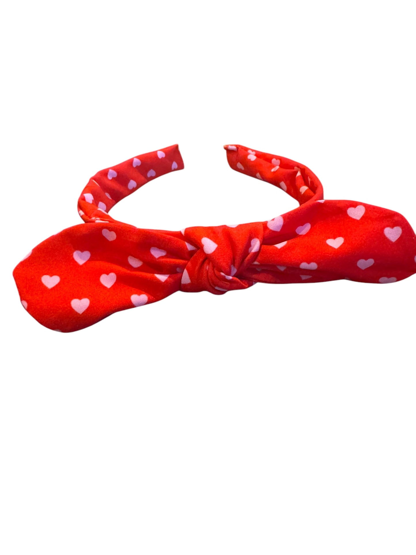 *Red and Pink Hearts Hair Bows