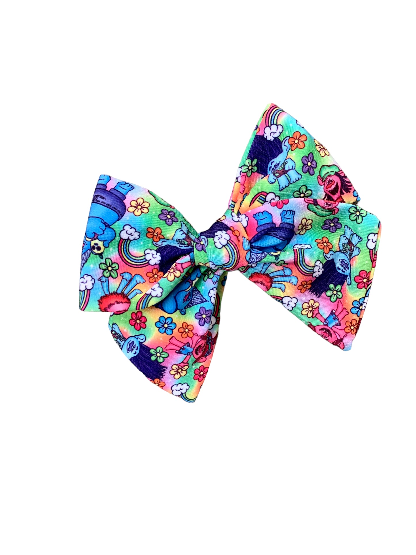 Bright Troll Hair Bows