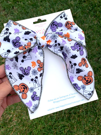 Halloween Mouse Party Scrunchie
