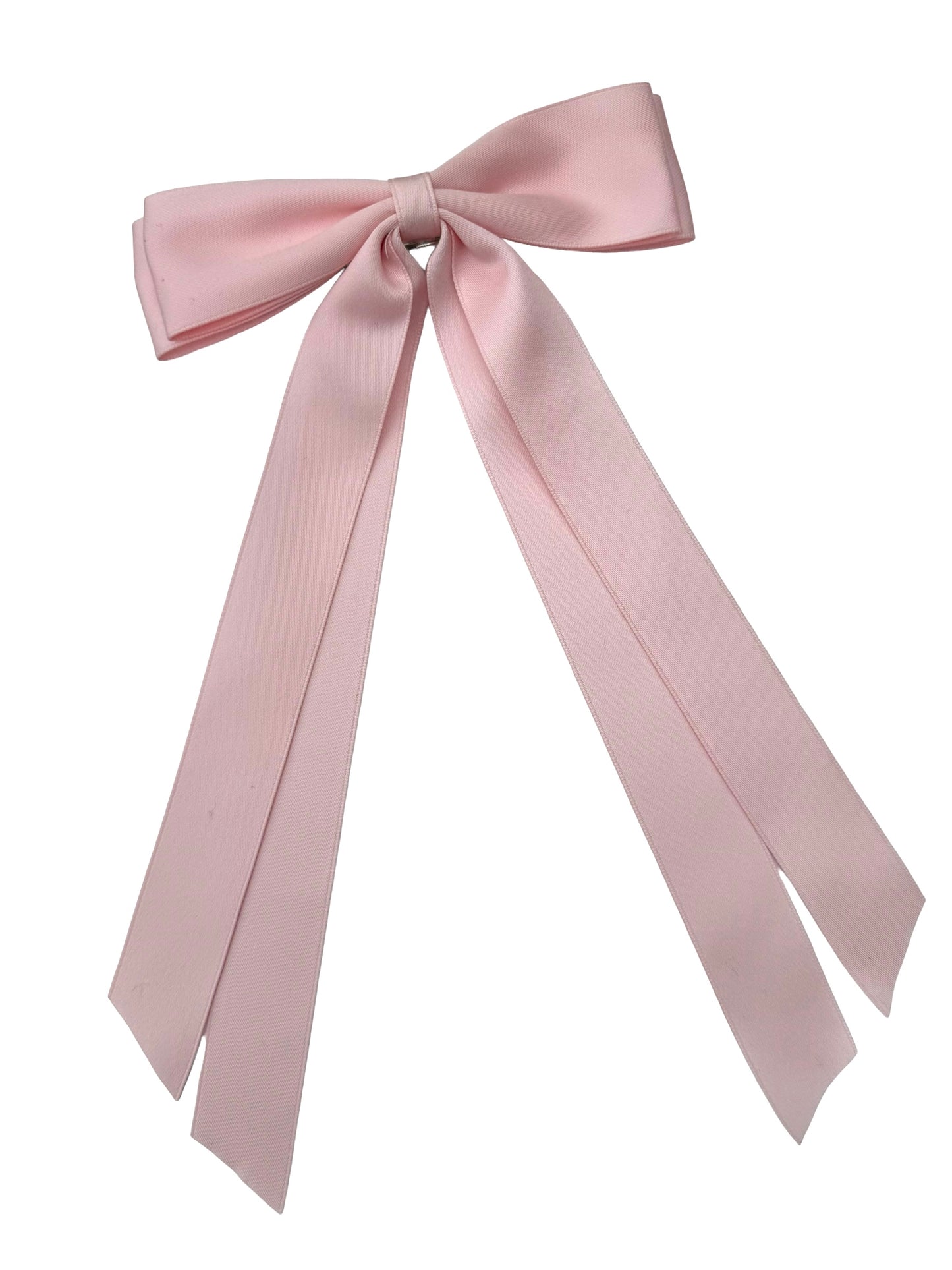 Double Satin Streamer Hair Bow