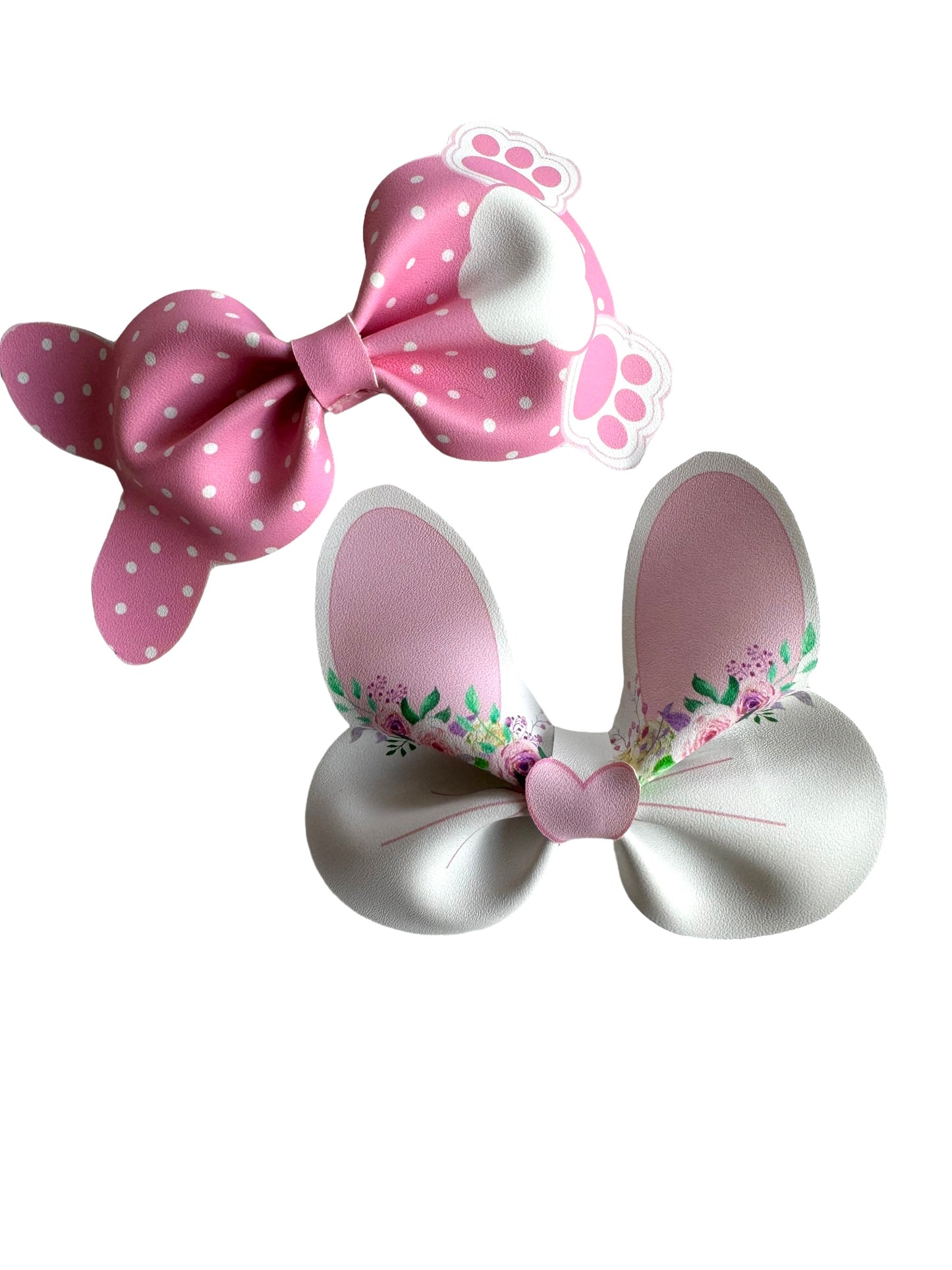 Sweet Bunny Faux Leather Bows