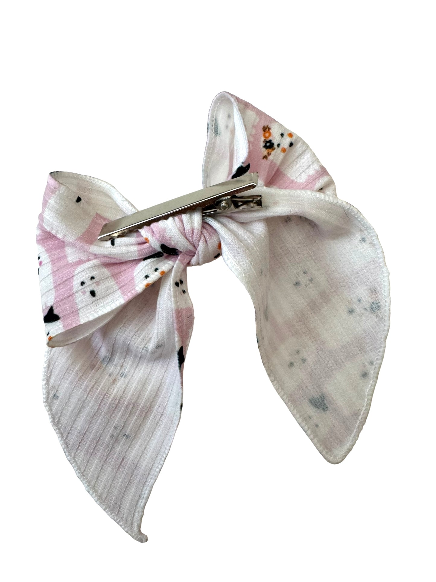 Sweet Pink Ghost Hair Bows