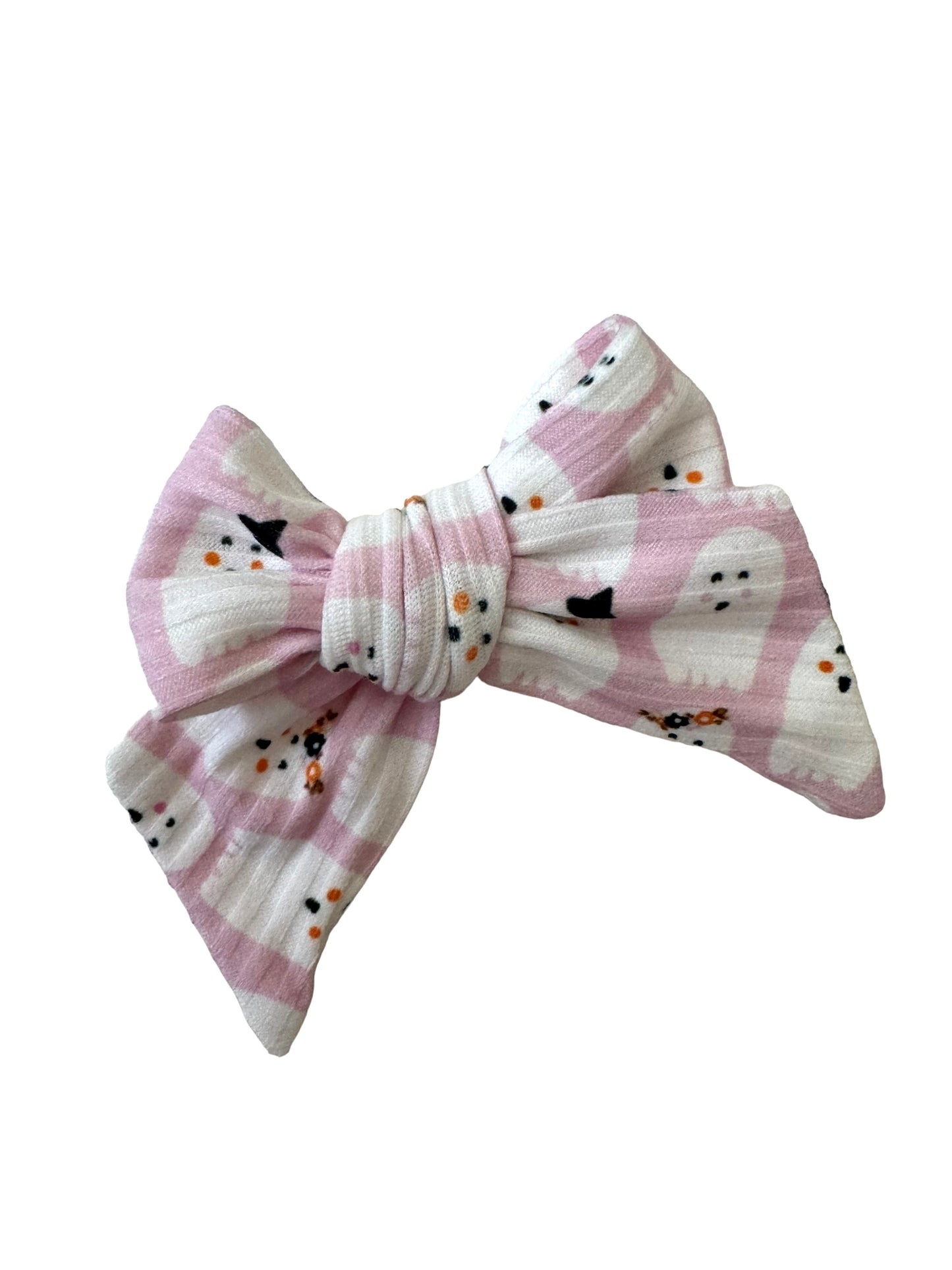 Sweet Pink Ghost Hair Bows