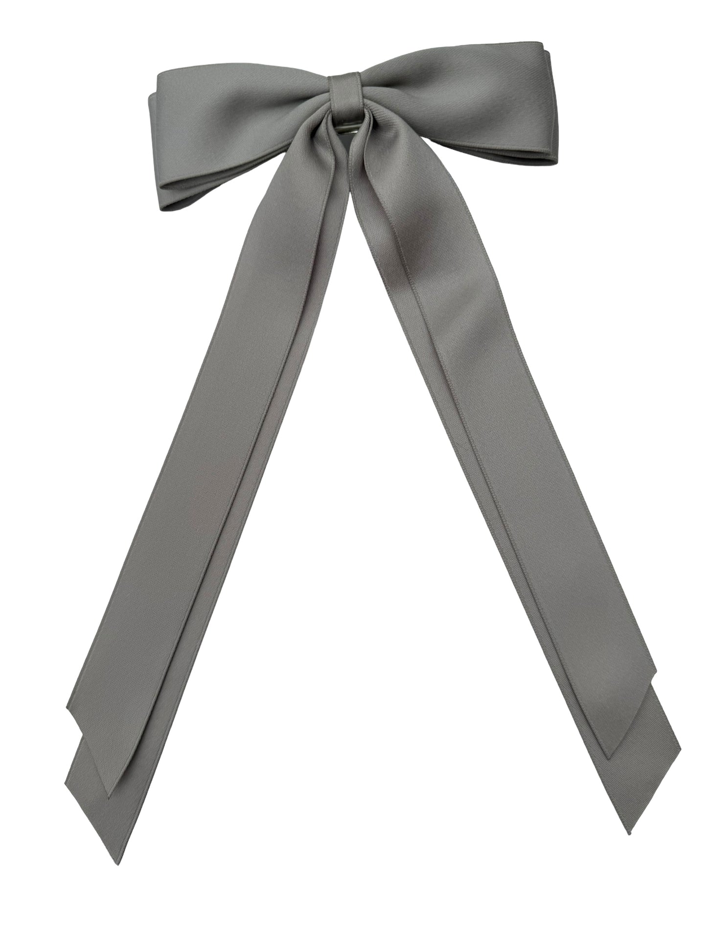 Double Satin Streamer Hair Bow