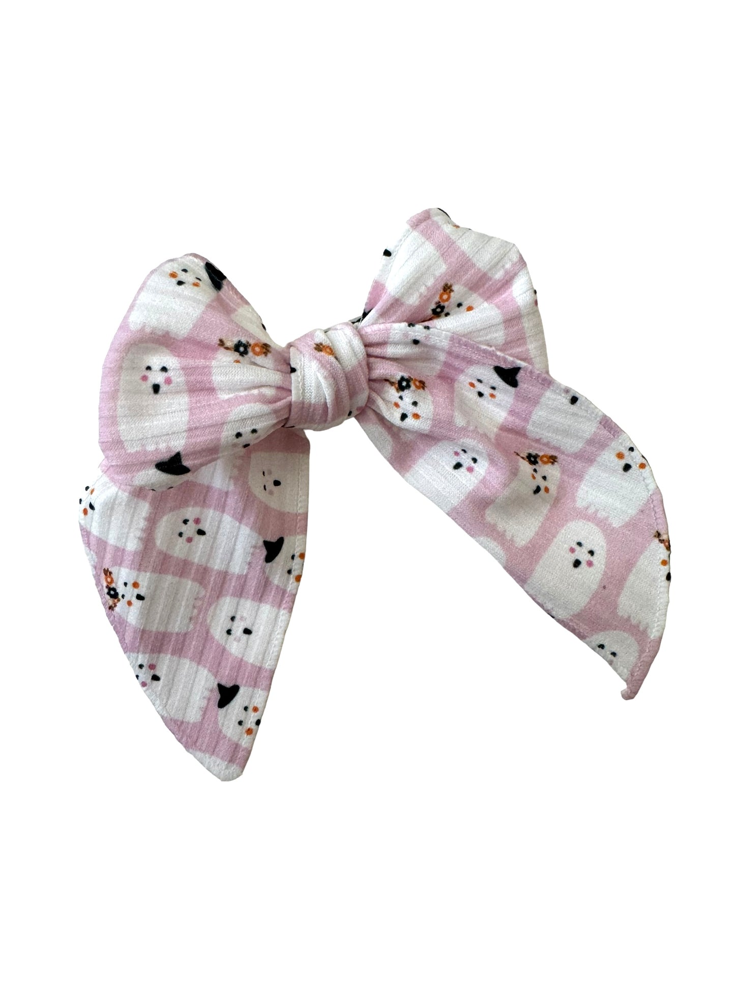 Sweet Pink Ghost Hair Bows