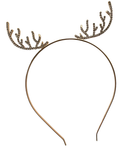 Gold Reindeer Headband