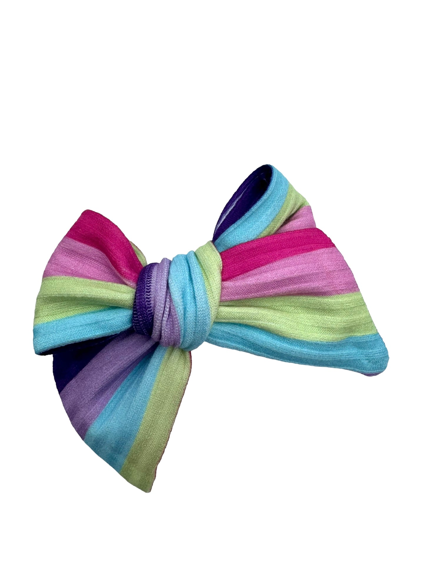 Bright Stripe Hair Bows